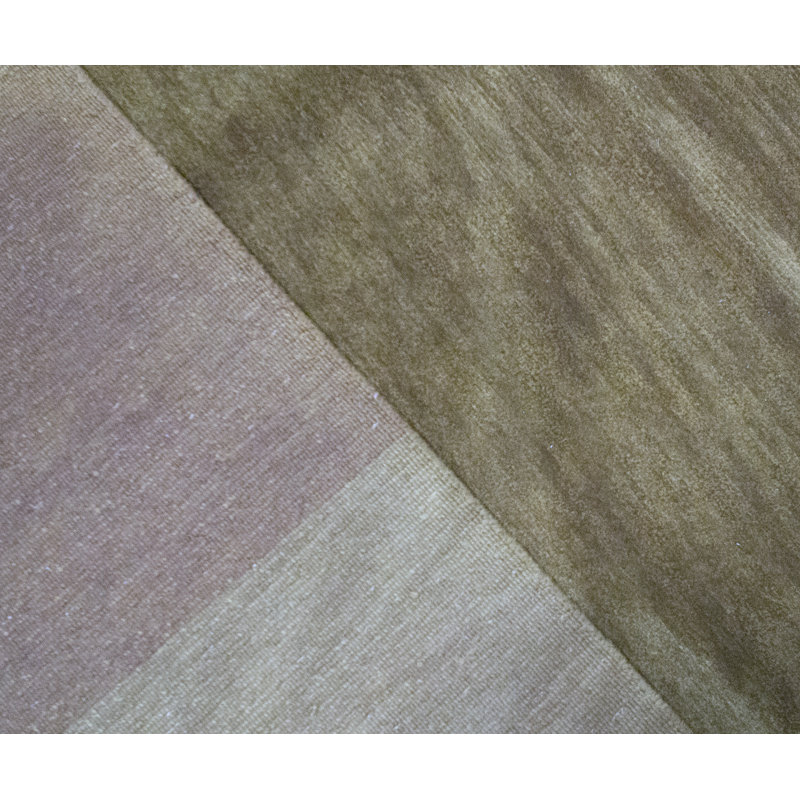 Tapis beige noué à la main de haute qualité