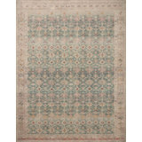 Angela Rose x Loloi Aubrey Aqua / Sand Area Rug