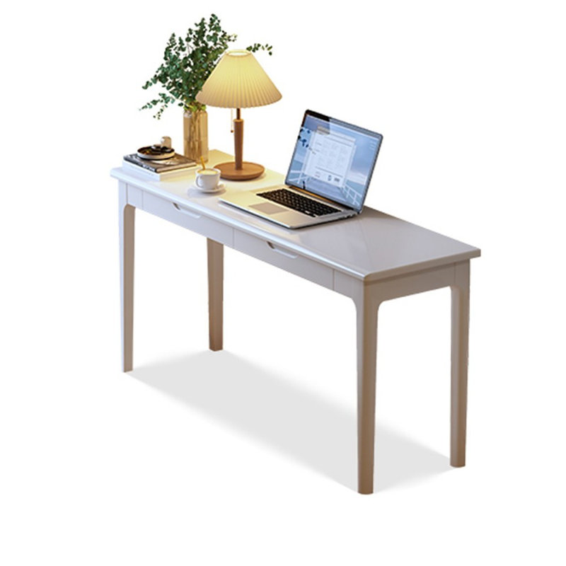 Rectangular Solid Wood desks, 29.53" H x 47.24" W x 15.75" D, White