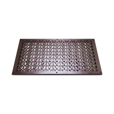 Grille murale en fonte d'aluminium