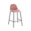 Tabouret de bar en velours Lazio avec pieds en fer-1985942202-1882502422