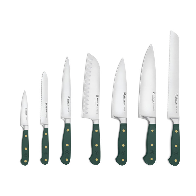 WÜSTHOF Classic Fresh Rosemary 8-Piece Knife Block Set