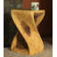 Amardev Abstract Solid Wood End Table-126699397-126186948