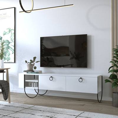 Aditi Modern TV Unit Multimedia Centre with Storage for TVs up to 60"