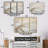 White Silk Fabric River - Fashion Canvas Wall Art Set-406386155-419005303