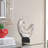 Polystone Heart Abstract Decorative Sculpture with Black Base-352978347