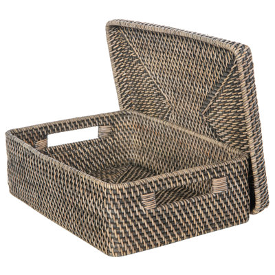 Wicker Storage Bin 1