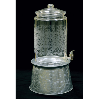 Kristopher Etched 7.4L Beverage Dispenser