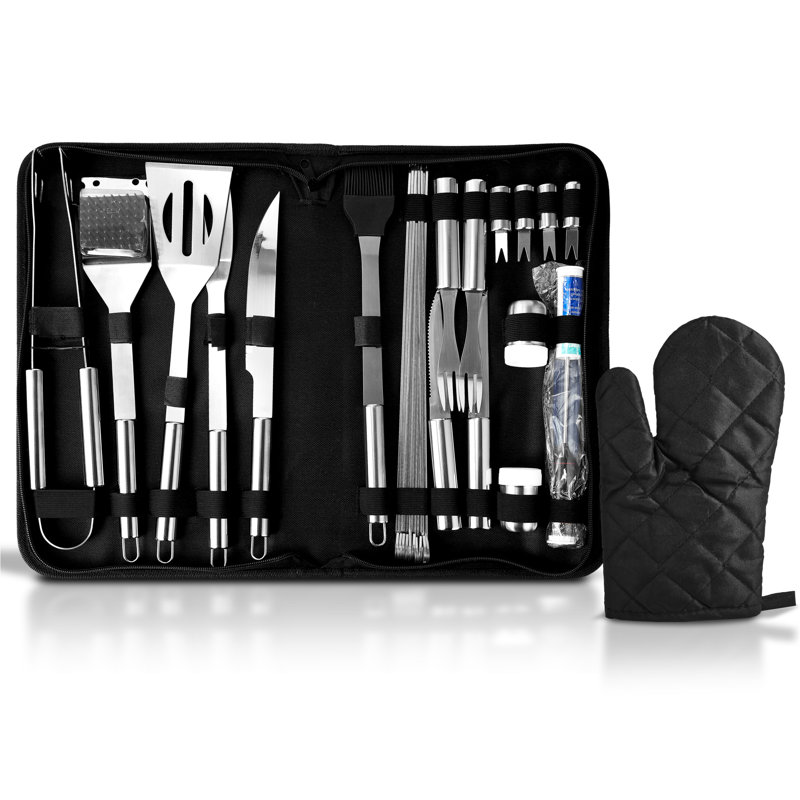 Stainless Steel Dishwasher Safe Grilling Tool Set