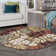 Tapis transitionnel brun Highfill