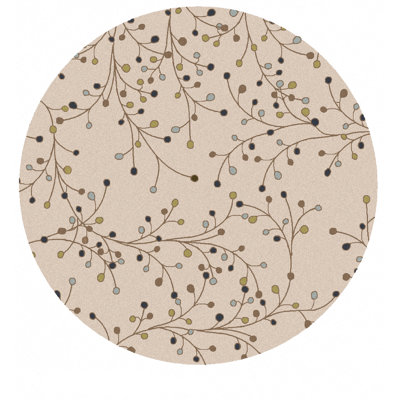Elsberry Hand Tufted Wool Floral Indoor Rug