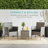 Nasrul 3-Piece Outdoor Wicker Conversation Patio Bistro Set, w/ 2 Chairs, Table-1389203126-1384558482