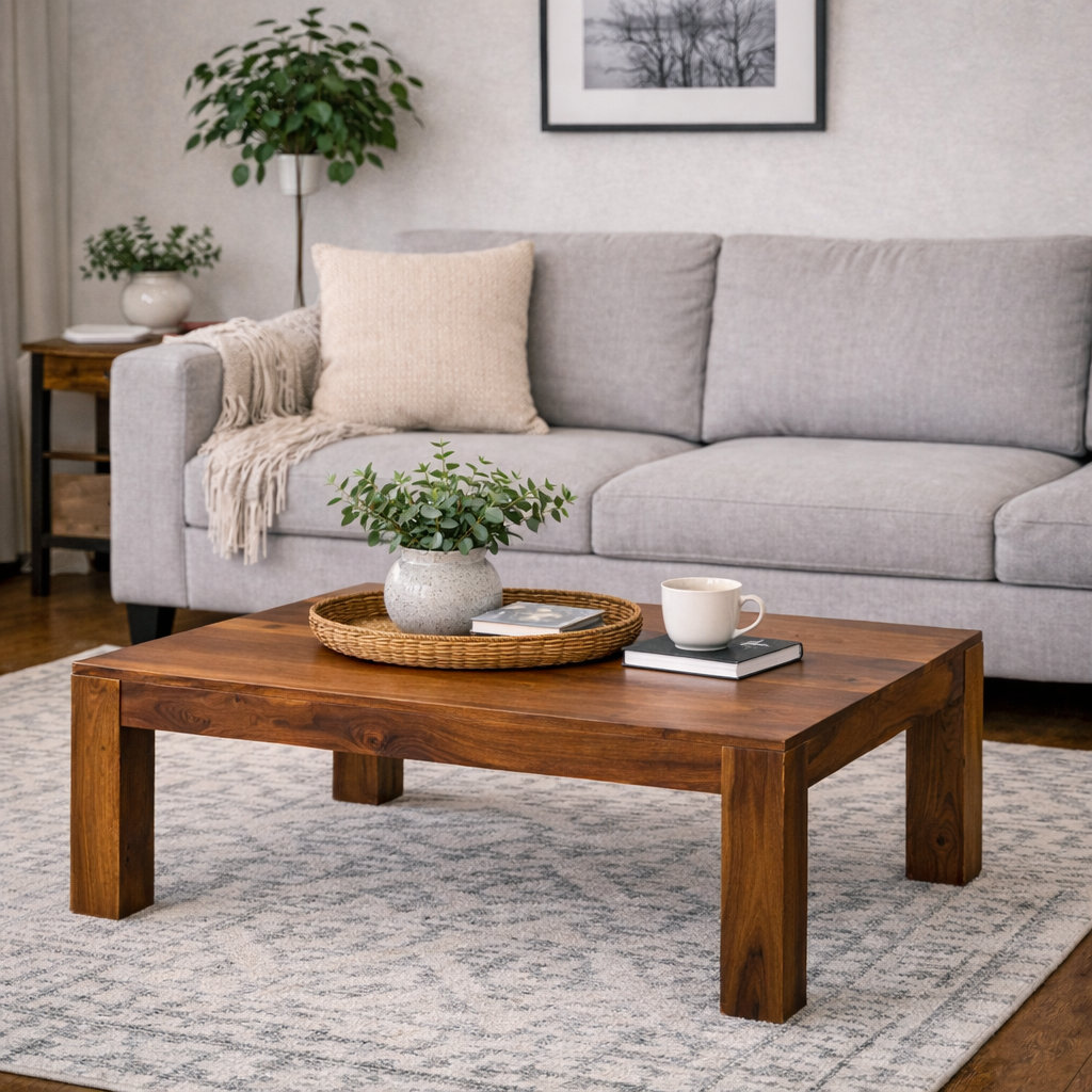 Magnus End Table Millwood Pines