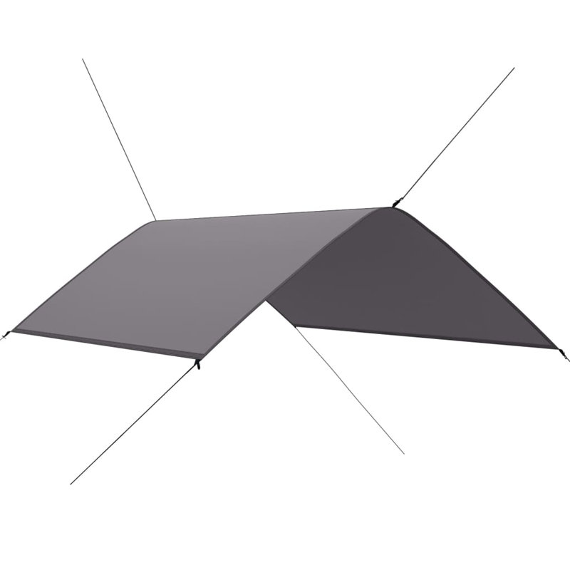 Rexdale 2.85m x 3m Rectangular Shade Sail, Grey