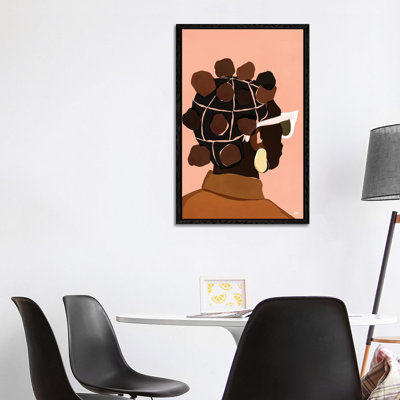 Ebony 1 Piece Wall Art on Canvas