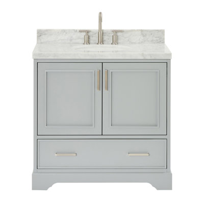 Meuble-lavabo simple avec plateau Abshire 37