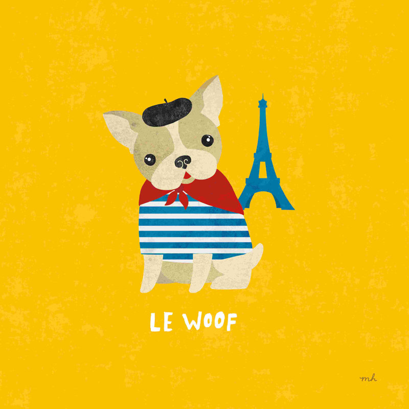 Good Dogs French Bulldog Bright, H 30 po x l 30 po