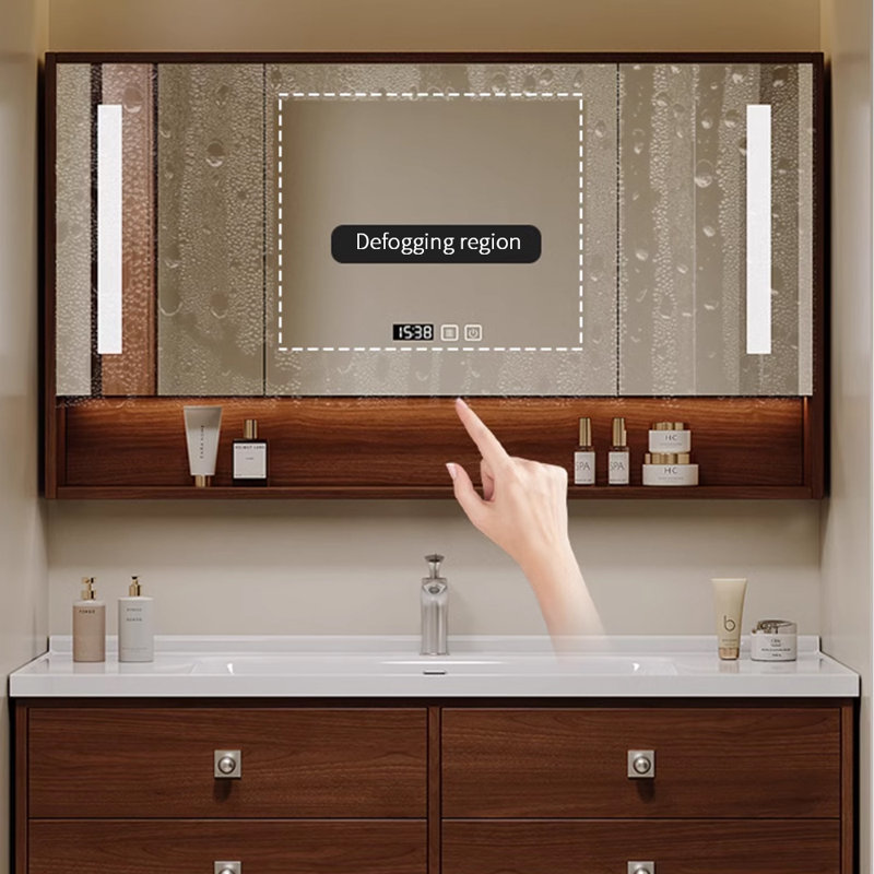 Medieval style retro bathroom cabinet