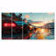 «High Speed Sportscar Monaco Street Race - Car Exotic Wall Art Decor», 5 pièces-2038933197