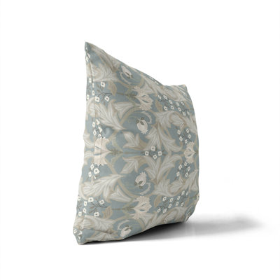 Ogee Leaf UV Protected Outdoor Pillow
