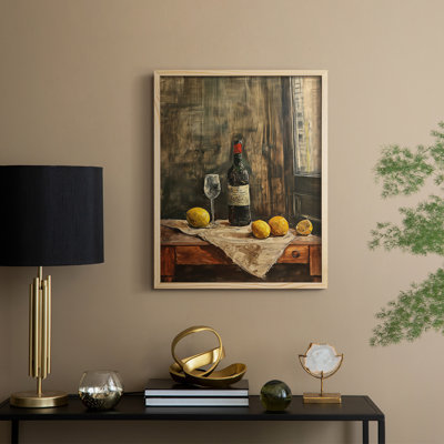 Reproduction encadrée FLORAL Series DCCxxix - bois massif