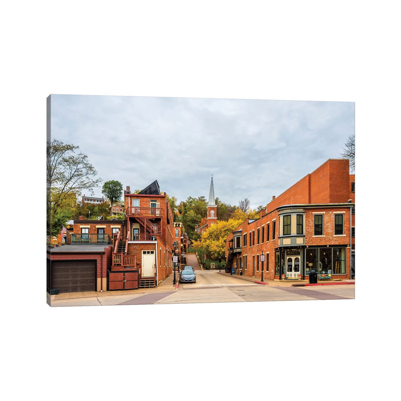 Red Galena 1 Piece Wrapped Canvas Wall Art, 30.48 cm H x 45.72 cm W