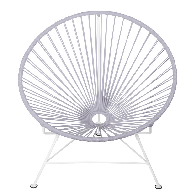 Innit Indoor Handmade Lounge Chair, Clear/White