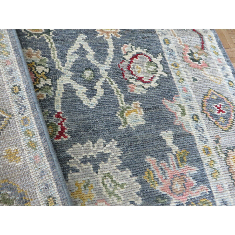 Tapis unique gris de 3 pi 1 po x 15 pi 9 po