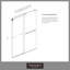 Spezia 56'' - 60'' W x 58'' H Double Added Frameless Tub Door with Clear Glass-53889790