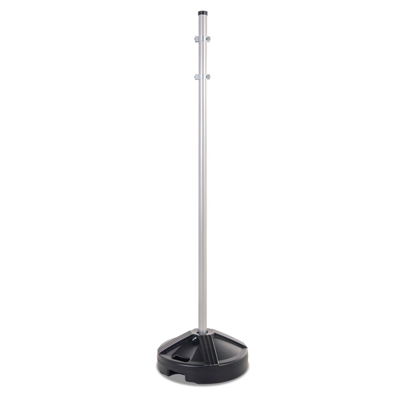 US Weight Sign Kit Post Scratch Resistant Fillable Base and Easy-To-Use Brackets for Signs