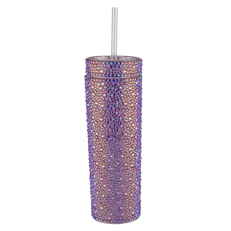 Verre Strass Strass Acrylique, Lavande iridescente