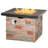 Outsunny 32 Inch Outdoor Propane Gas Fire Pit Table