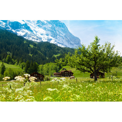 Yusuke Alps In Switzerland - Wrapped Canvas Print