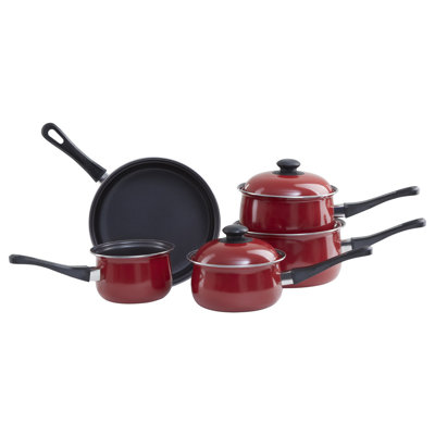5 - Piece Non-Stick Carbon Steel Cookware Set