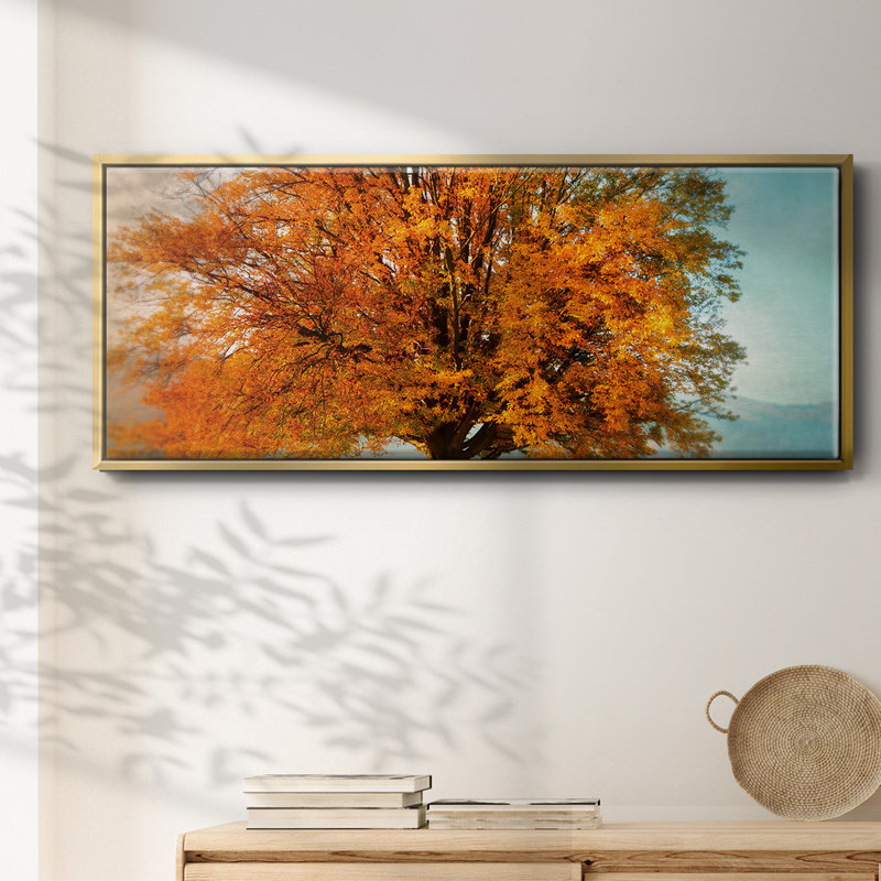 Autumn's Passion- Framed Canvas