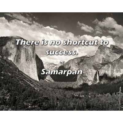 Citation de Samarpan: Il n'y a pas de raccourci vers le succès.
