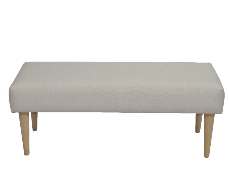 Scandi Polyester Upholstered Bench