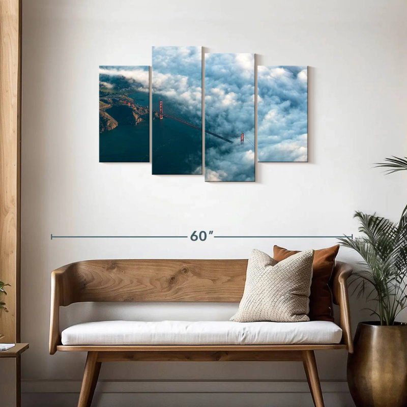 Lilie Golden Gate Bridge Cloudscape, 27'' H x 43'' W