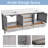 84-inch Bathroom Vanity With Engineered Stone Top-1940839599