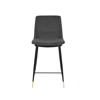 Lionel Upholstered Counter Stool with Metal Frame
