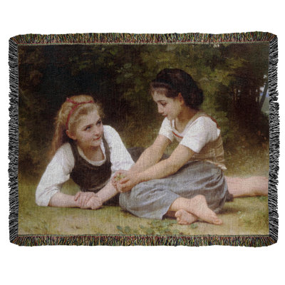 William-Adolphe Bouguereau Hand Woven Throw Blanket