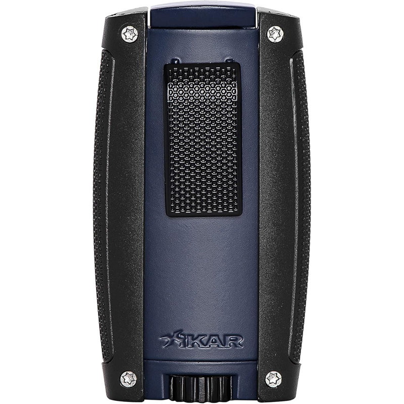 Xikar Turismo Double Jet Flame Cigar Lighter, Blue