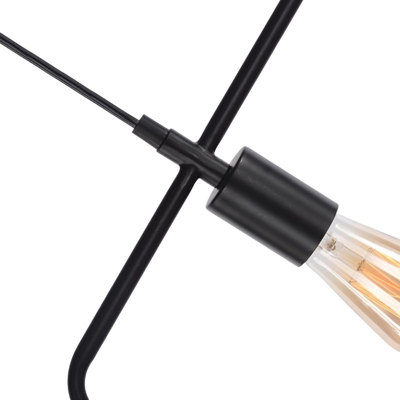 1 - Light Black Rectangle Pendant, Yes