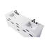 Meuble-lavabo double 72 po blanc-314797650-314797651