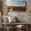Reproduction d'art sur toile, "Un vaste paysage désertique avec dunes de sable"-48200636