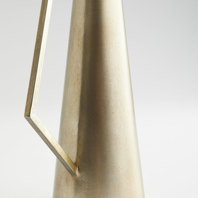 Dhaka Metal Table Vase, 16" H x 4.5" W x 7" D