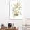«Sage & Sienna Leaves II», art mural sur toile
