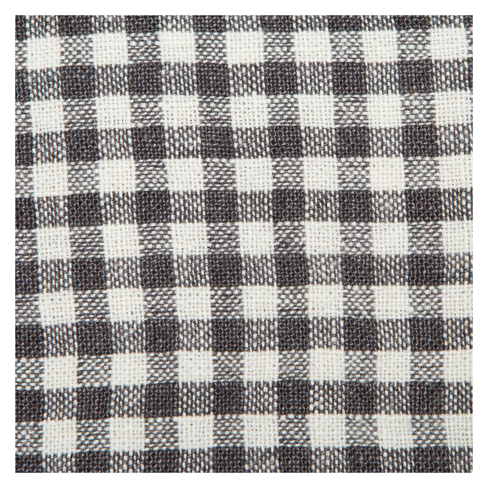 Blockton 20" Linen Napkin, Gray/Dijon