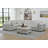 Modular Sectional Sofa, 5-Piece L-Shaped Couch With Ottoman, Reconfigurable Living Room Furniture-516417138