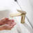 Solid Brass Single Hole Single Handle Bathroom Sink Faucet With Pop-Up Drain Assembly-126486379